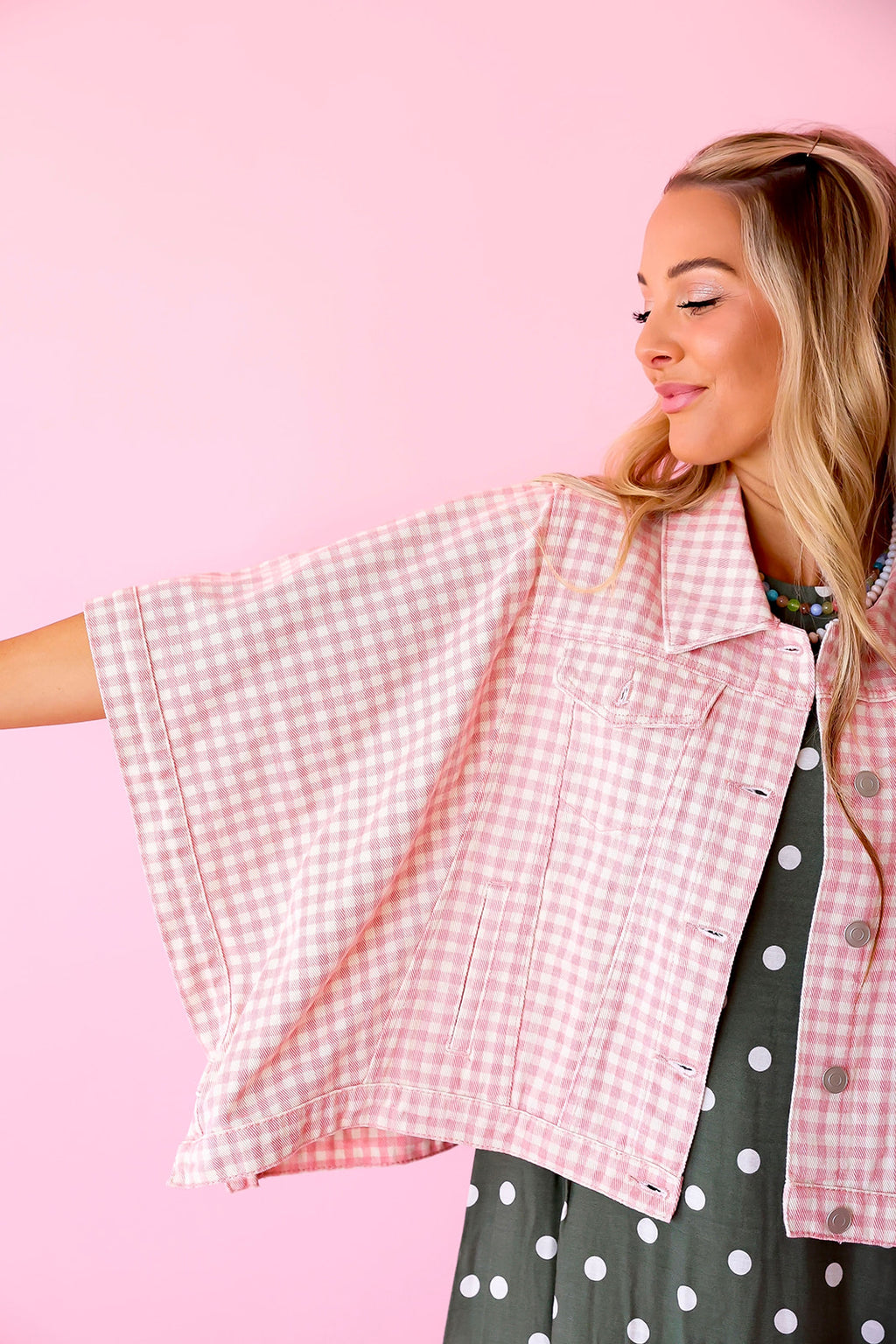 Pink Picnic Denim Jacket