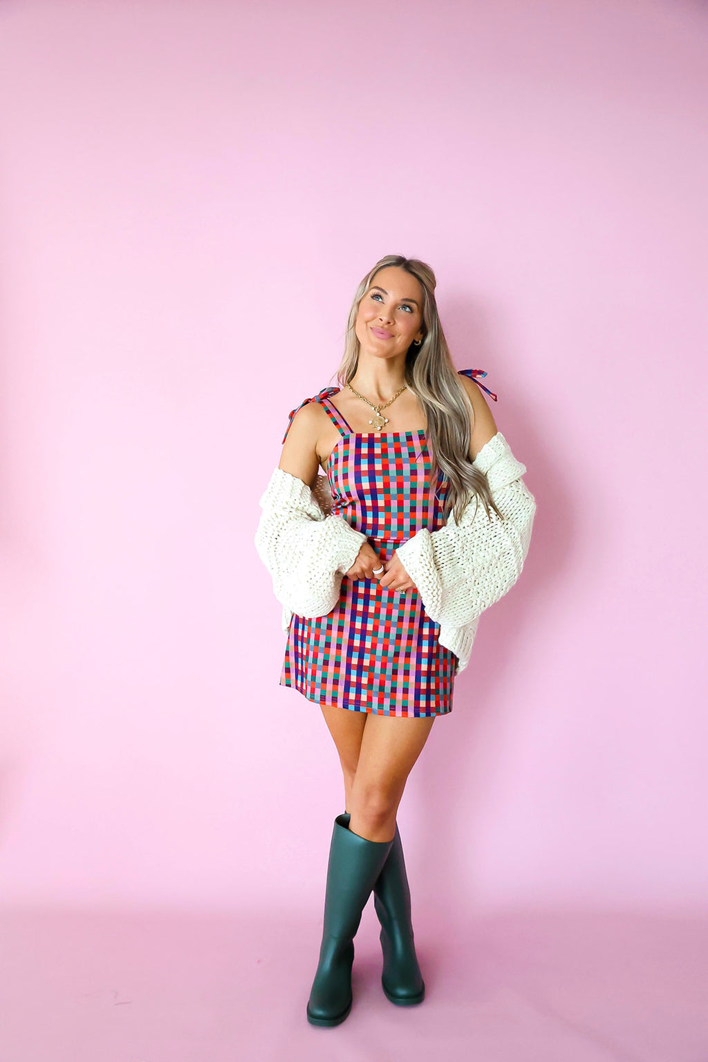Plaid About You Athletic Dress