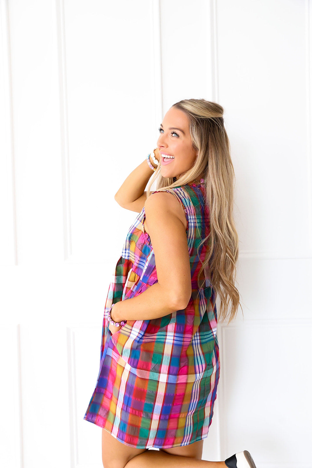 Plaid About You Dress