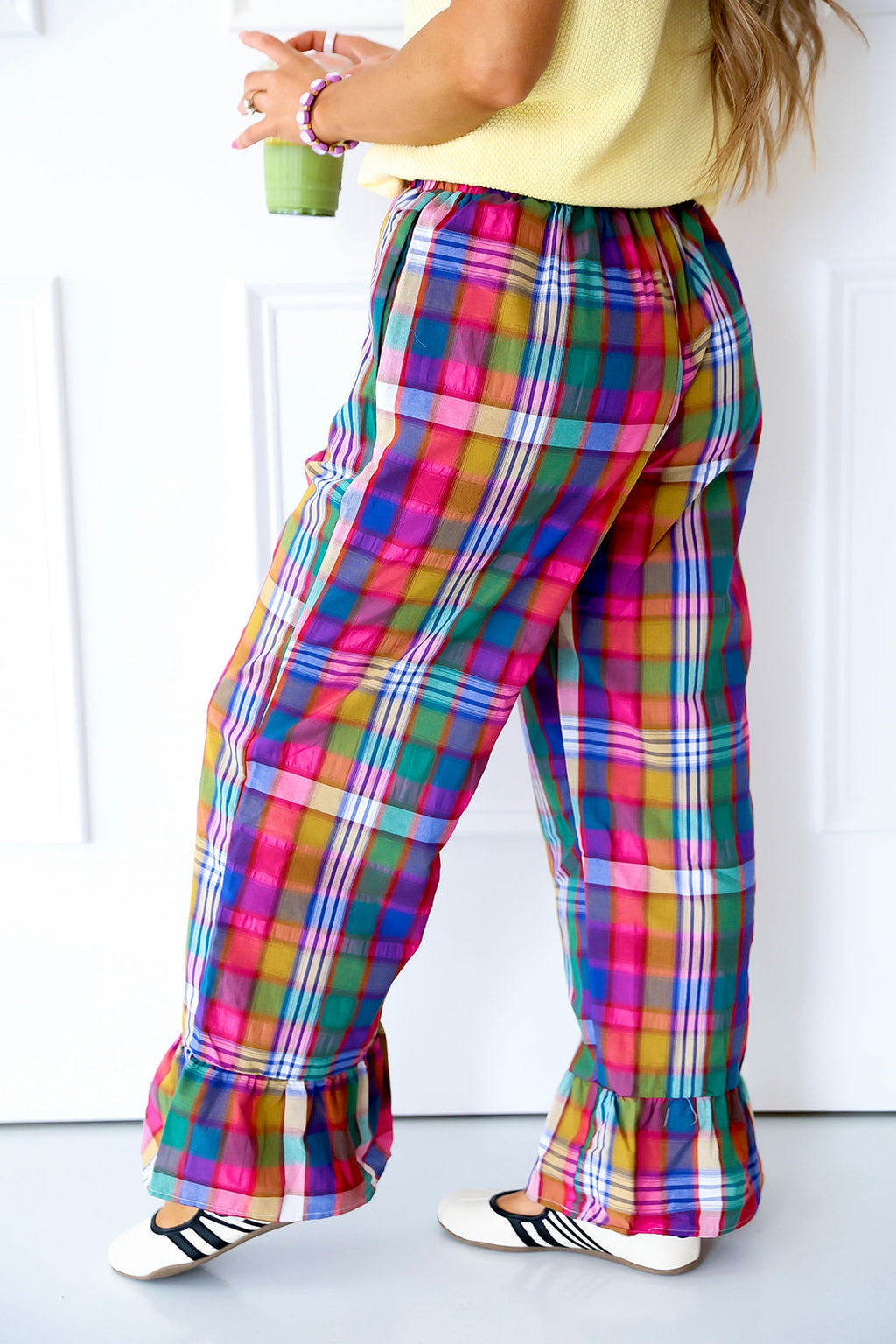 Plaid About You Pants