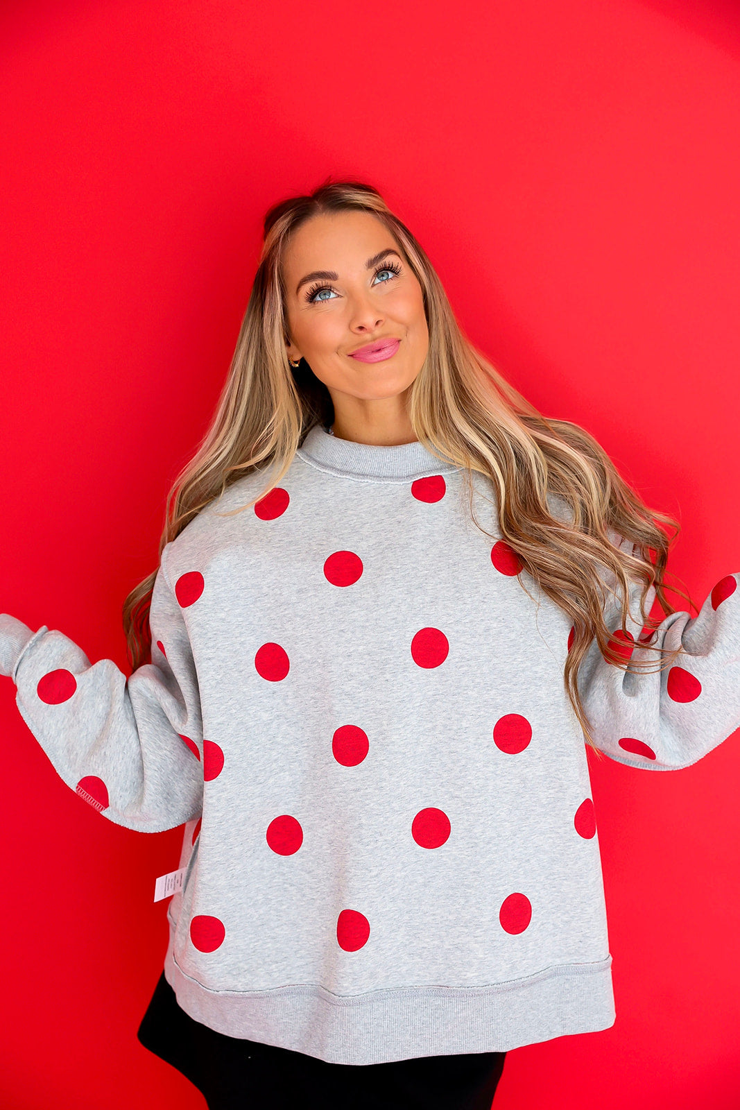 Play Ball Mock Neck Sweatshirt