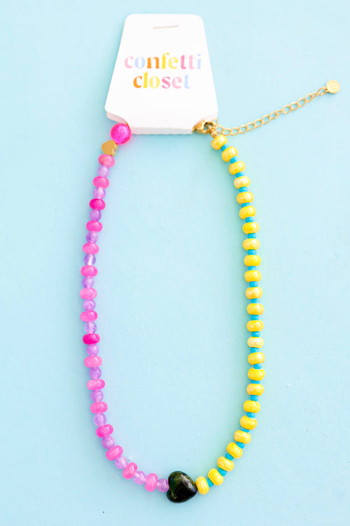 Playful Pop Beaded Necklace