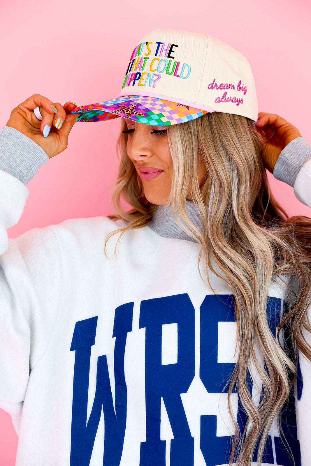 Polka Dot/WRSHP Reversible Mockneck