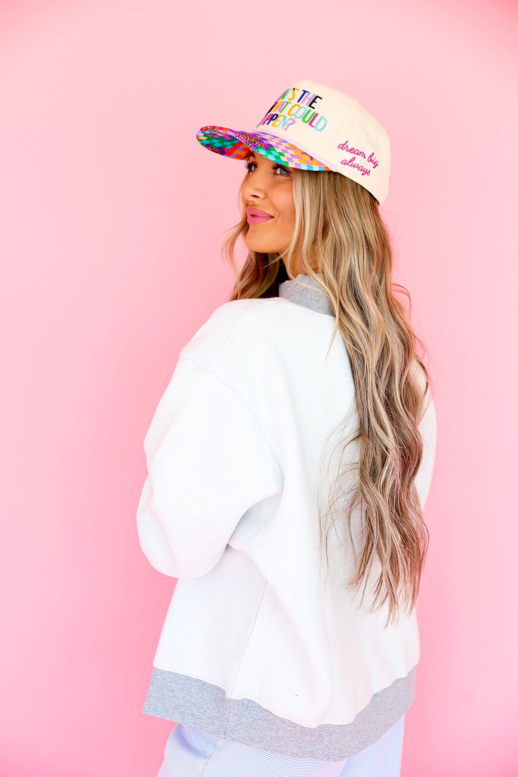 Polka Dot/WRSHP Reversible Mockneck