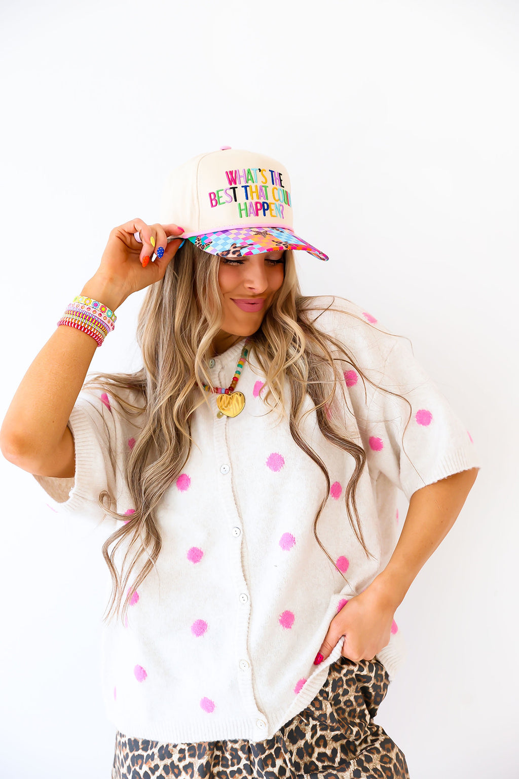Polka Party Cardigan Top