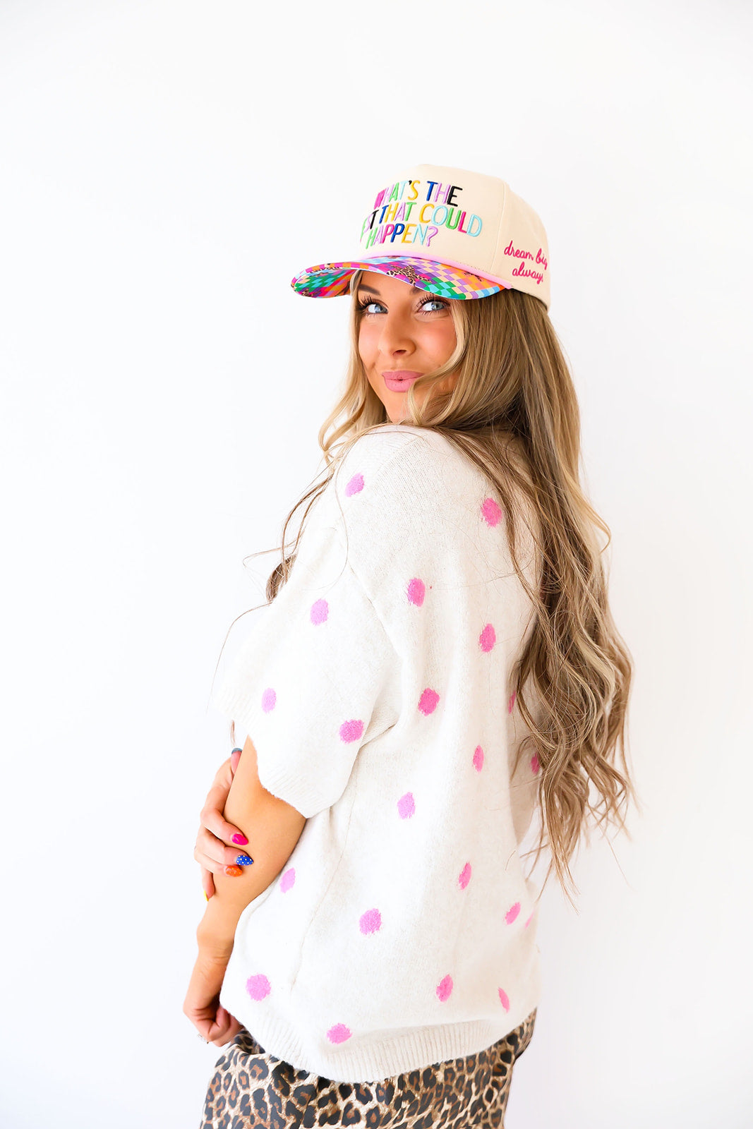 Polka Party Cardigan Top