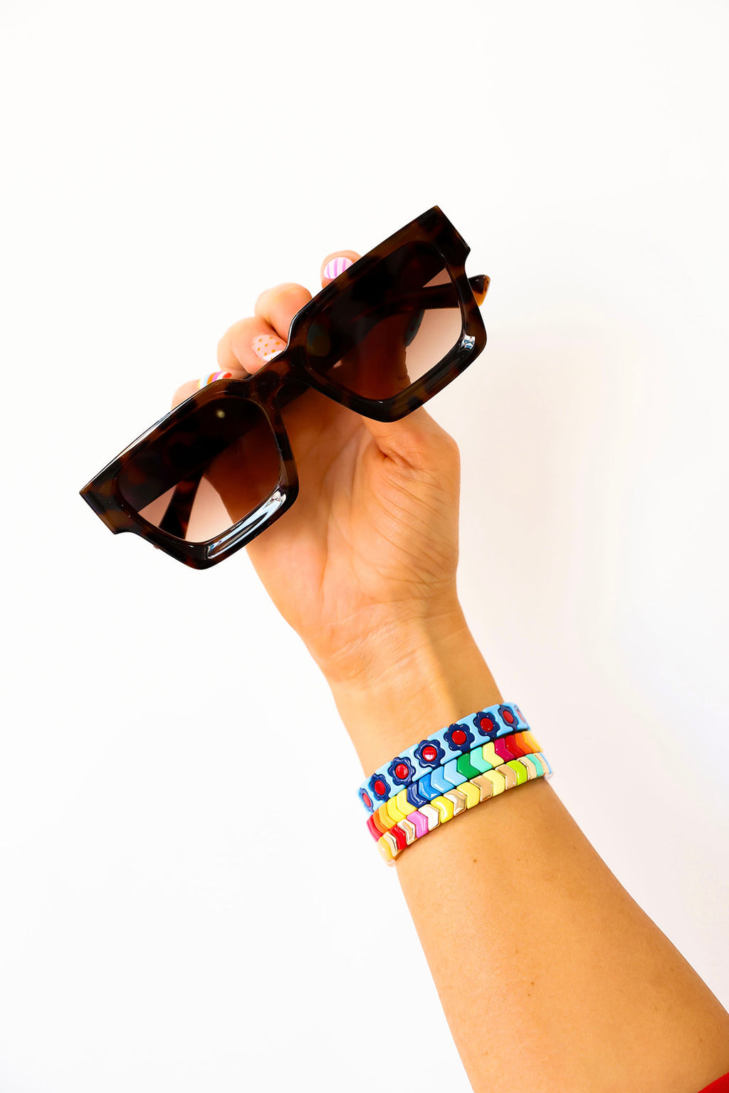 Poolside Glam Sunglasses – Tortoise