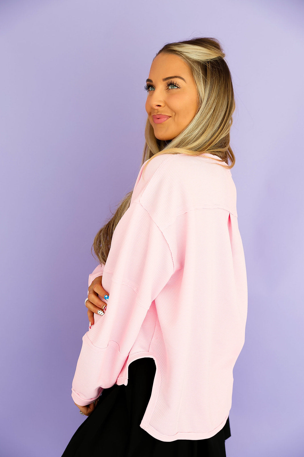 Pop Of Pink Top