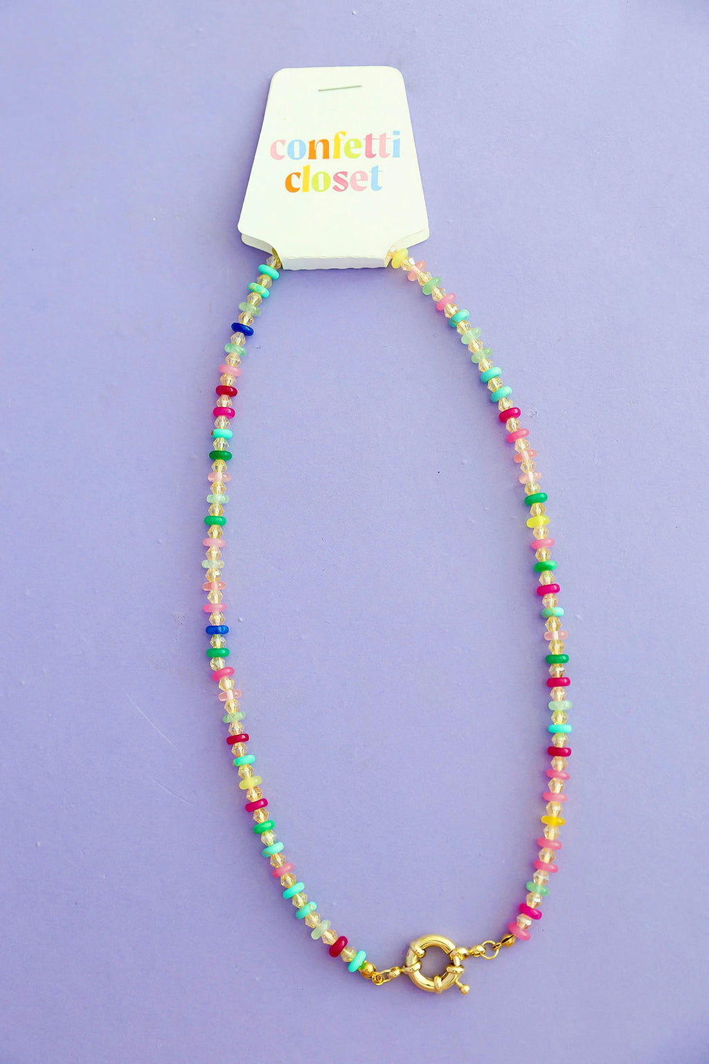 Pop of Fun Gemstone Necklace
