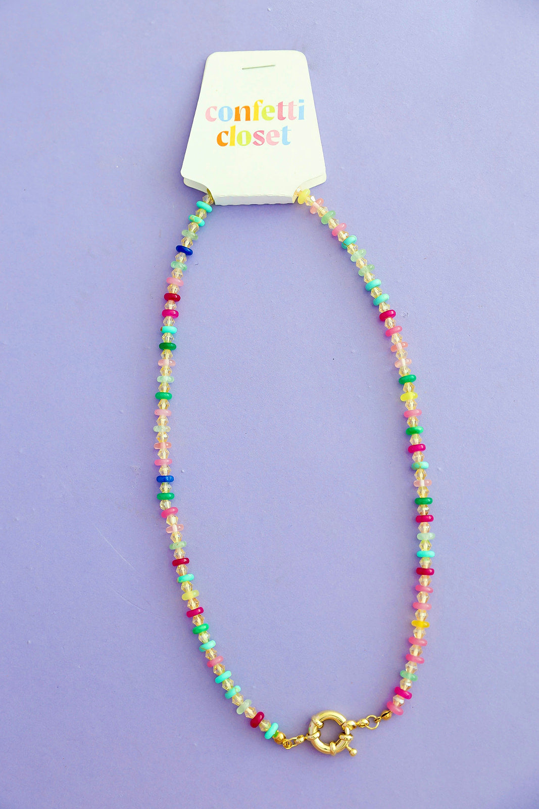 Pop of Fun Gemstone Necklace