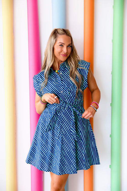 Present & Polished Stripe Dress