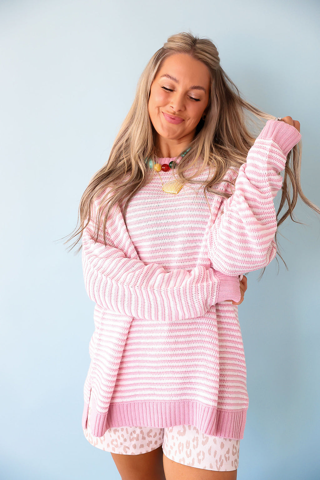Pretty In Stripes Sweater