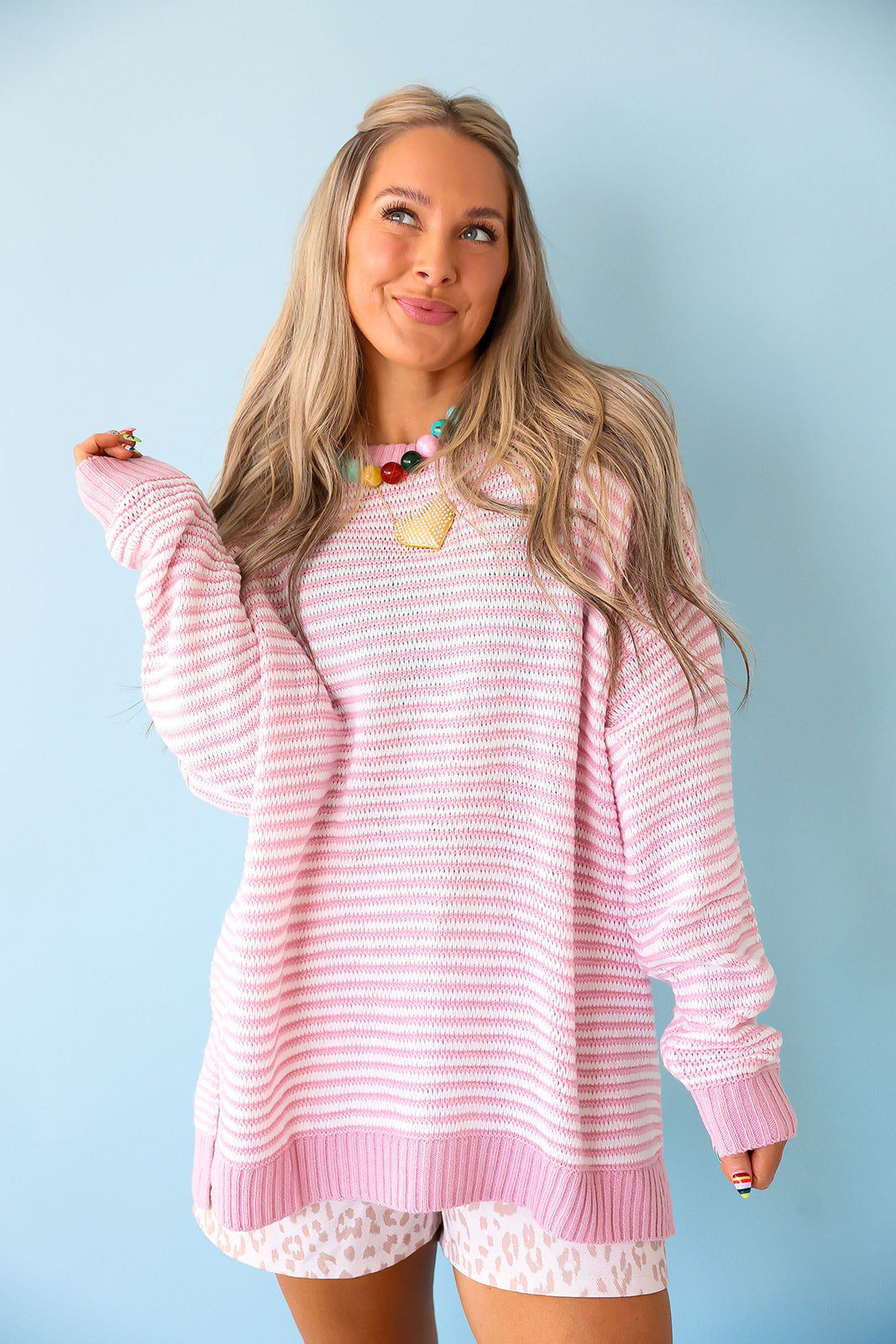 Pretty In Stripes Sweater