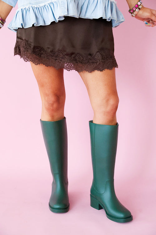 Puddle Jumper Boots – Dark Green