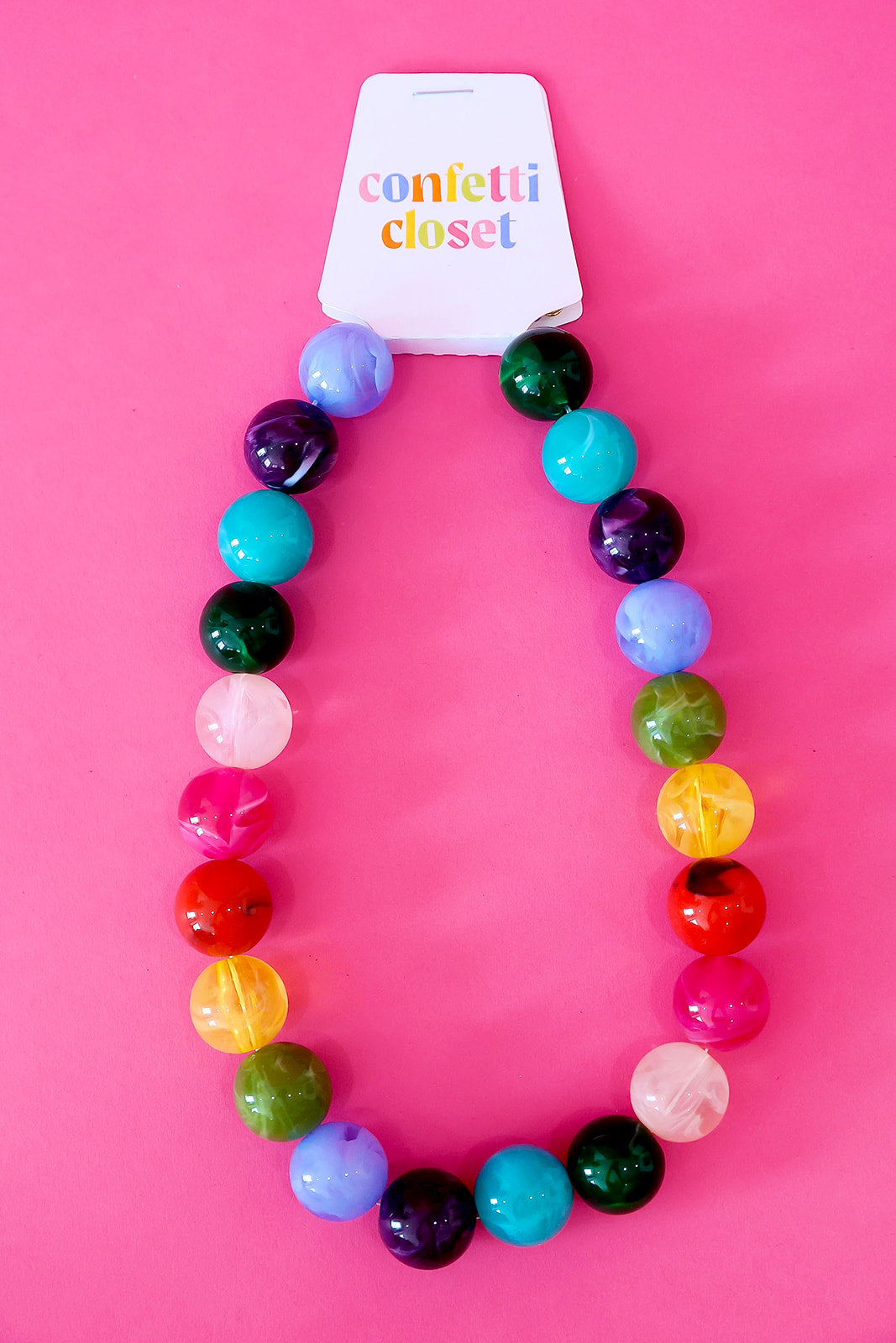 Rainbow Gumball Necklace