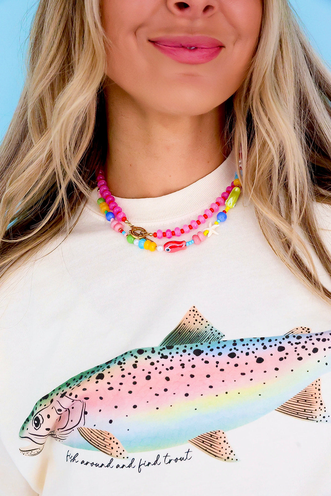 Rainbow Reelin’ Trout Tee Restock