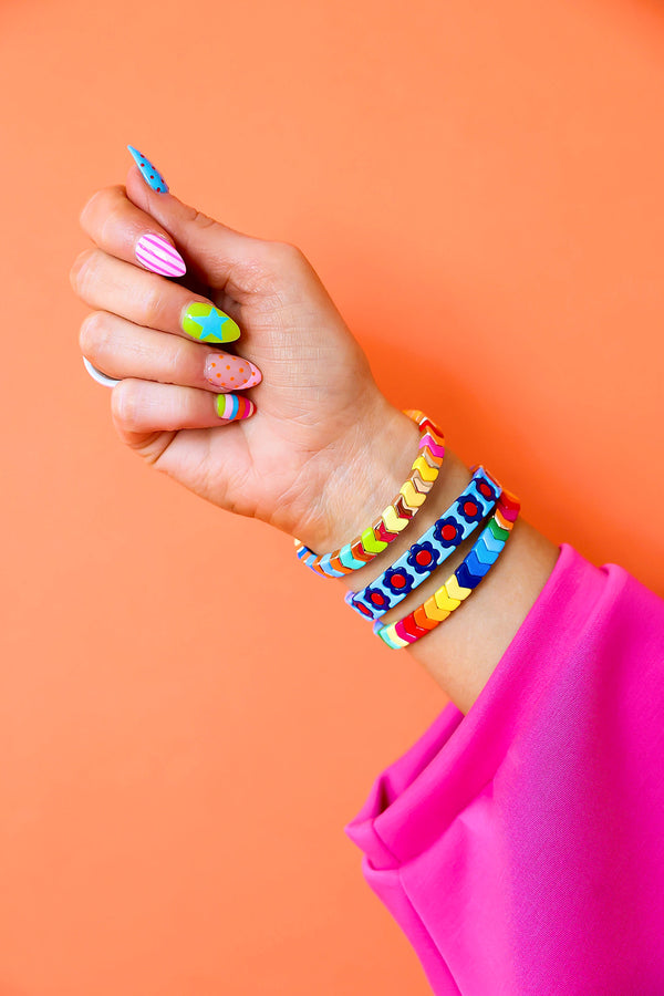 Rainbow Riot Bracelet Set