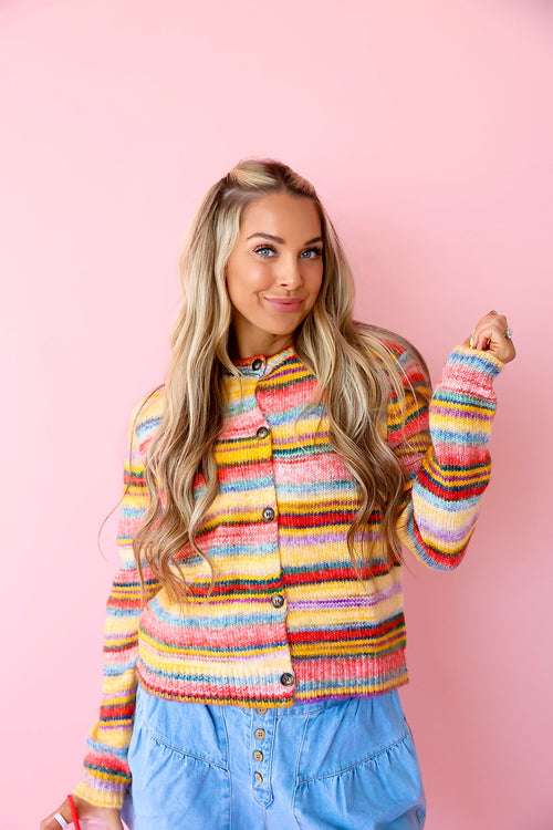 Rainbow Row Cardigan