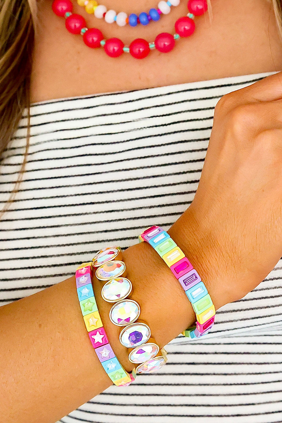 Rainbow Rush Bracelet Stack