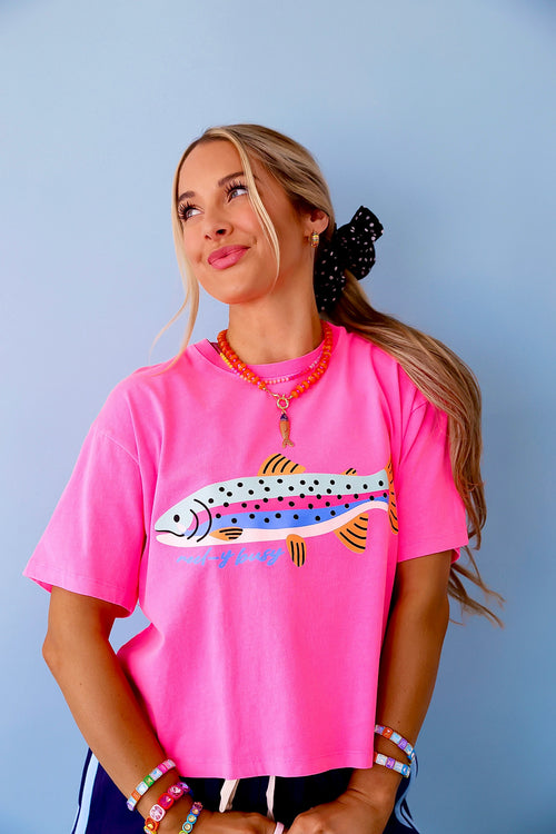 Reely Busy Crop Tee