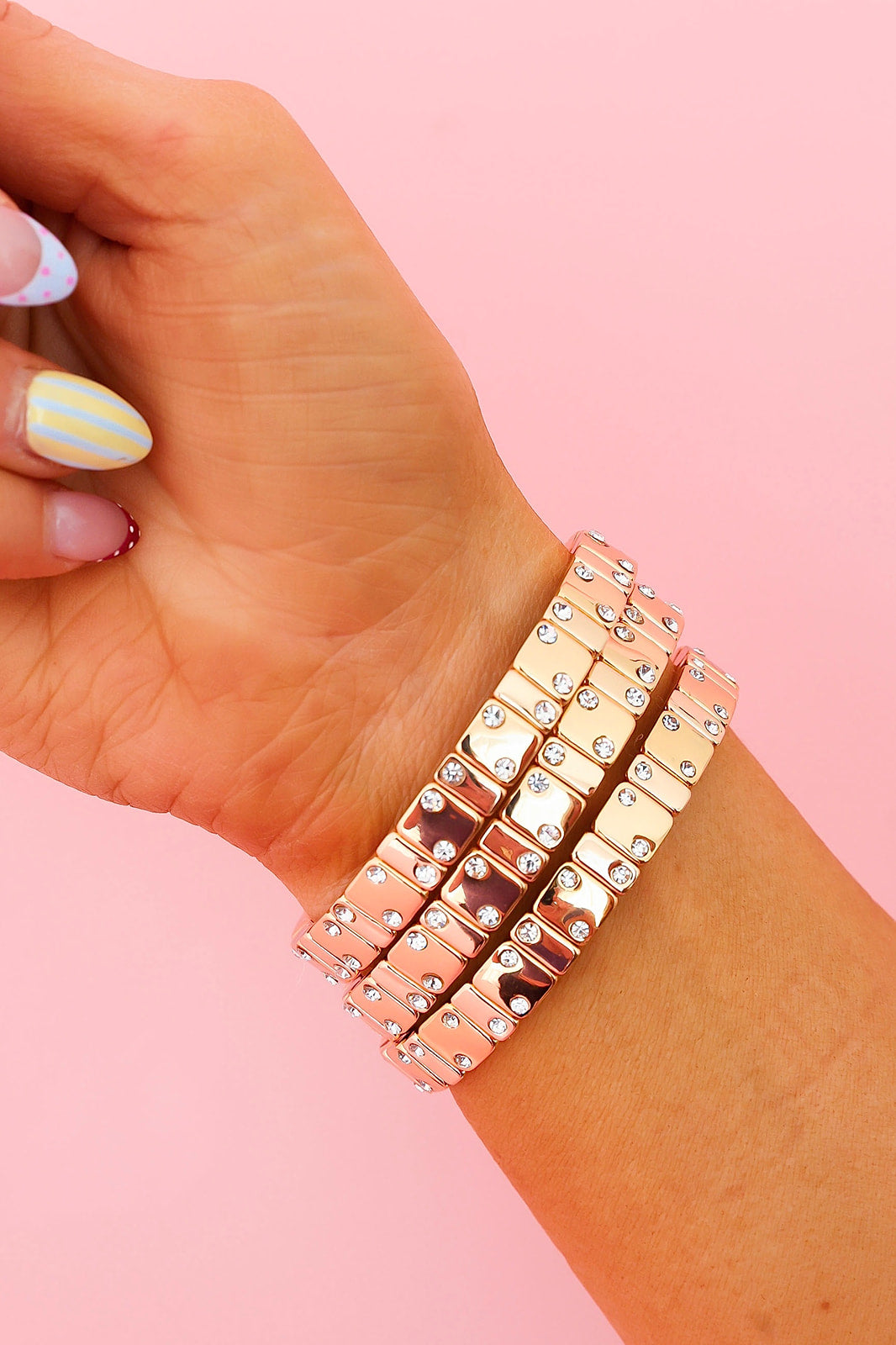 Roll The Dice Bracelet - Gold