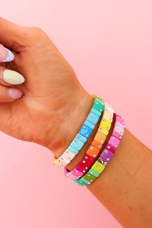 Roll The Dice Bracelet - Rainbow