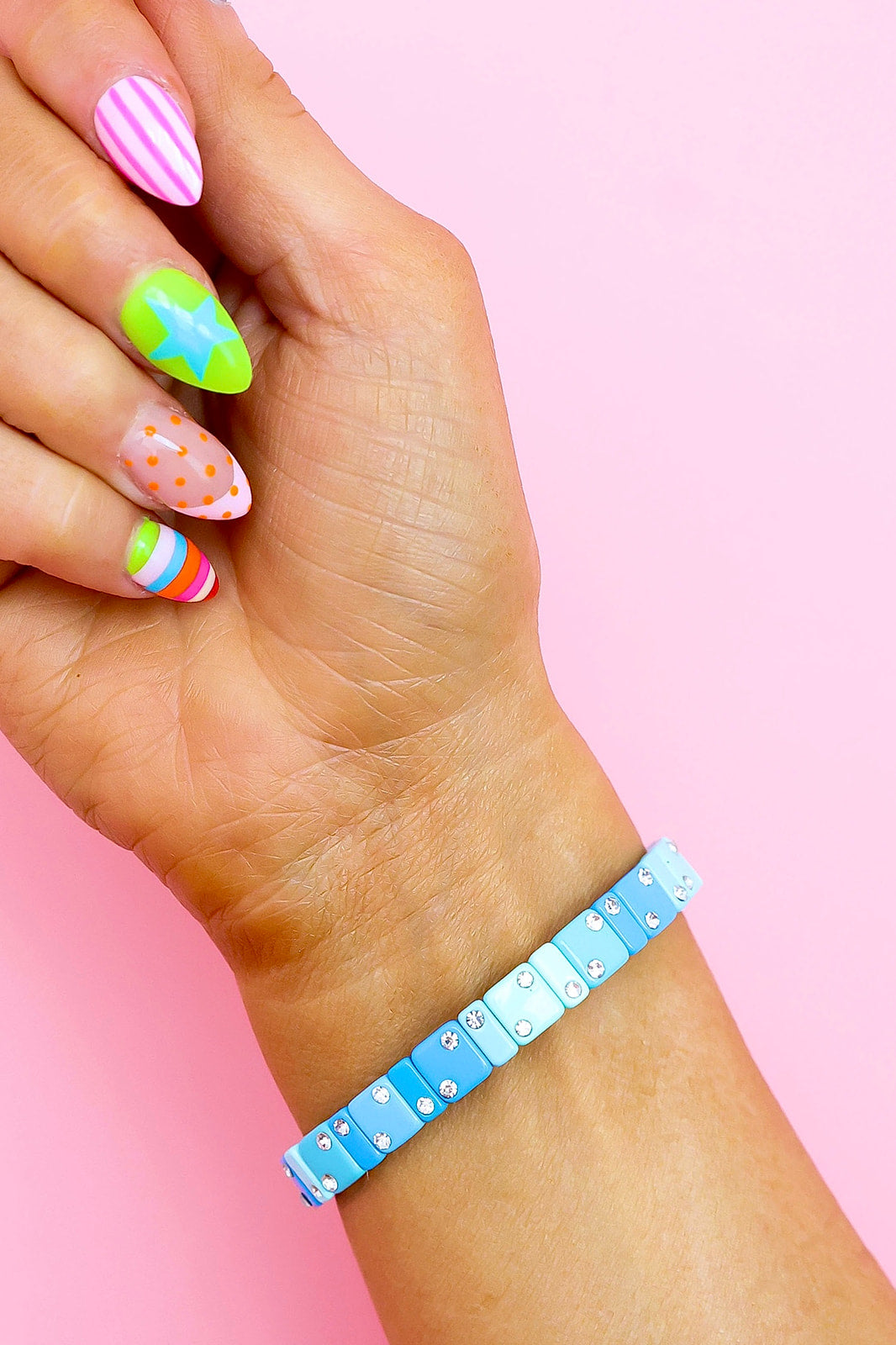 Roll The Dice Bracelet – Blue