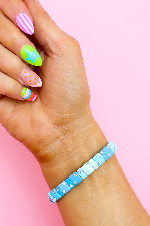 Roll The Dice Bracelet – Blue