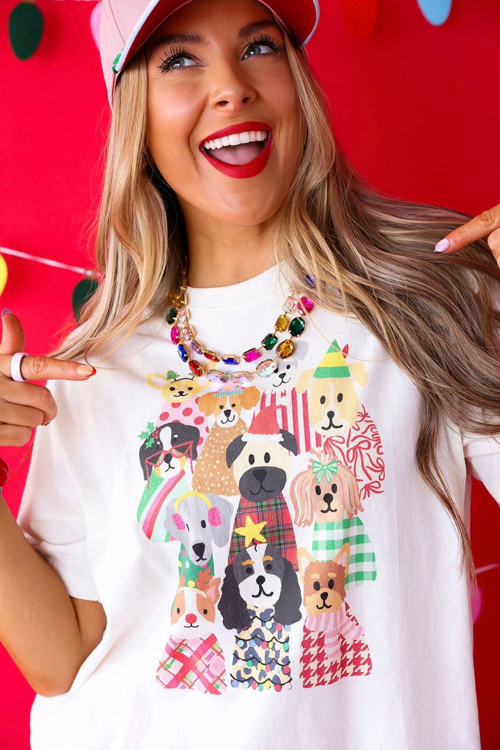 Santa Paws Cropped Tee