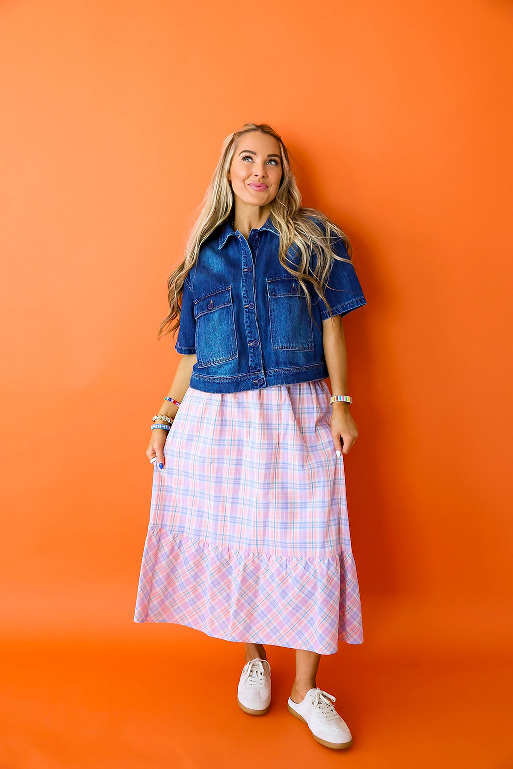 School Day Staple Denim Top/Jacket