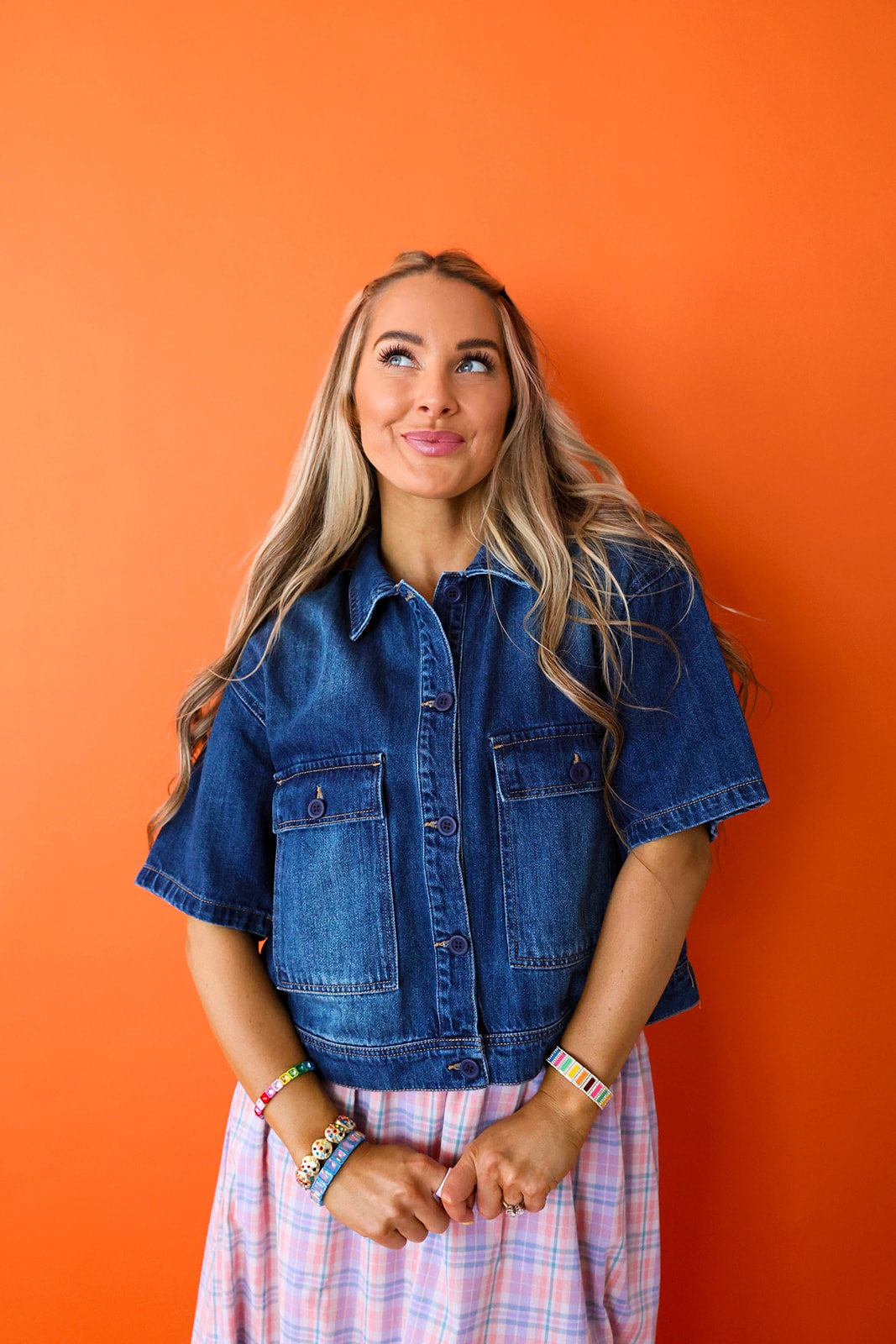 School Day Staple Denim Top/Jacket