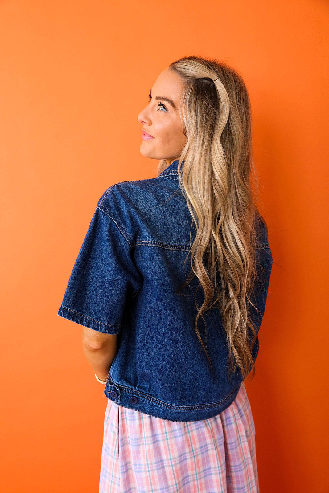 School Day Staple Denim Top/Jacket