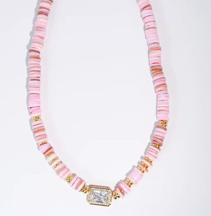 Pink Prism Necklace