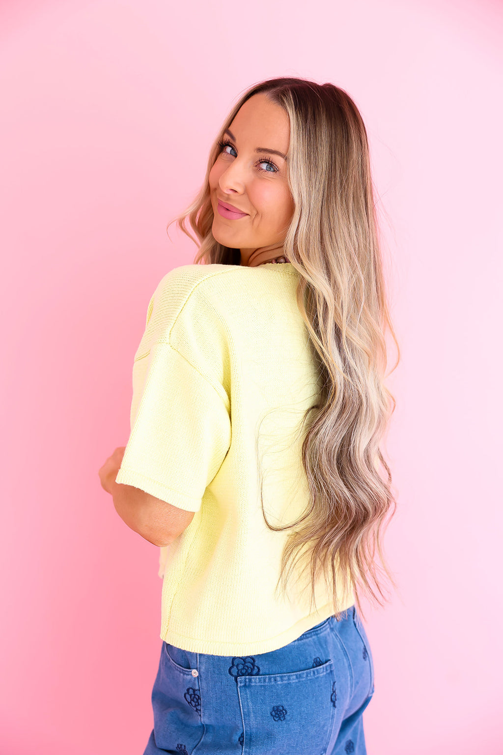 Simple Things Knit Top – Lemon