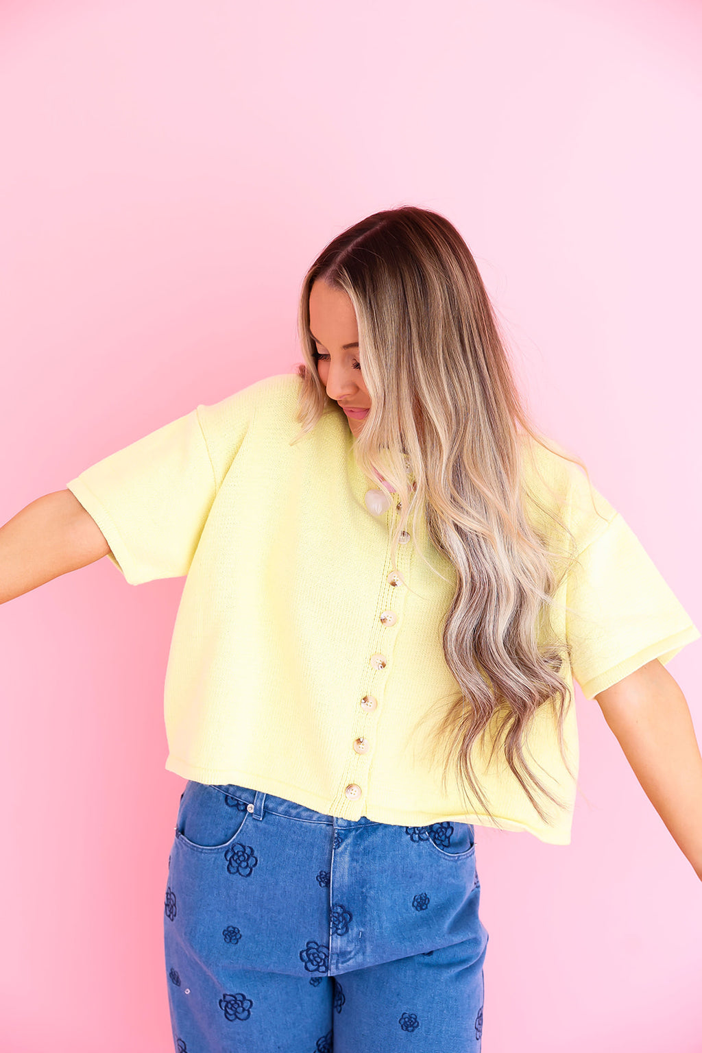 Simple Things Knit Top – Lemon