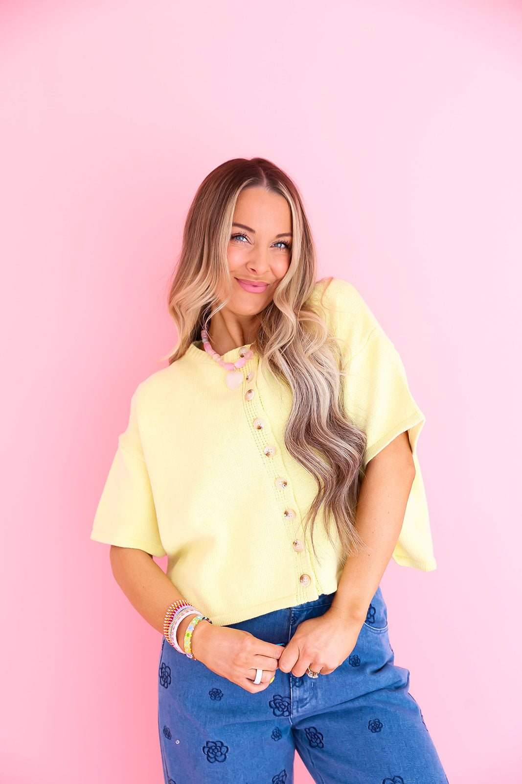 Simple Things Knit Top – Lemon