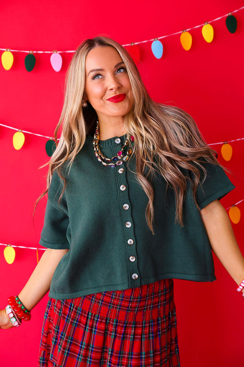 Simple Things Top- Green