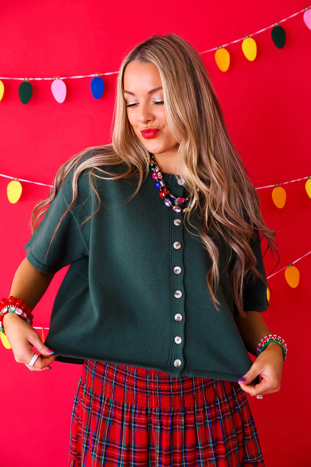 Simple Things Top- Green