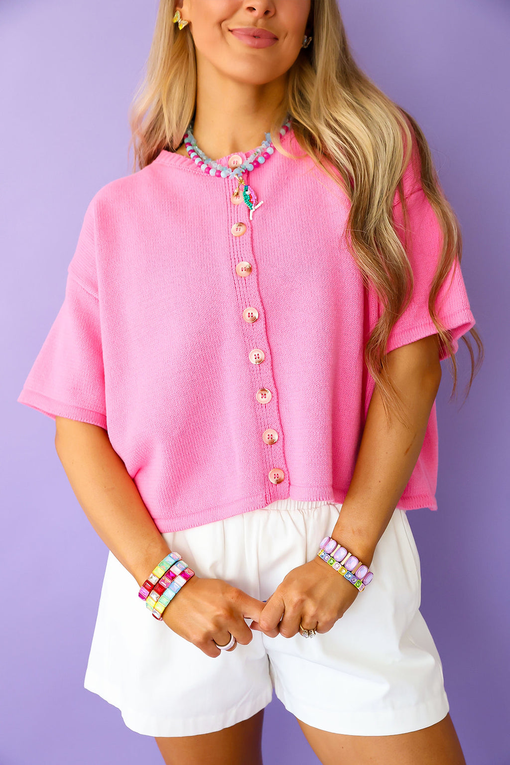 Simple Things Top- Hibiscus