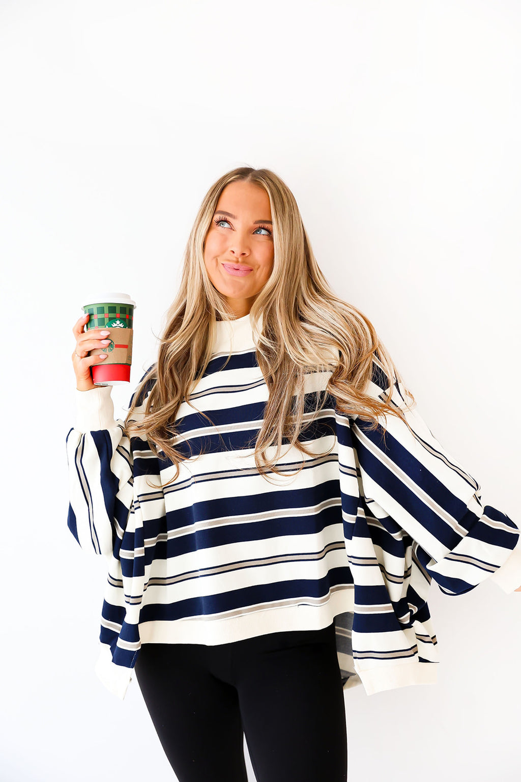 Snowbound Striped Pullover