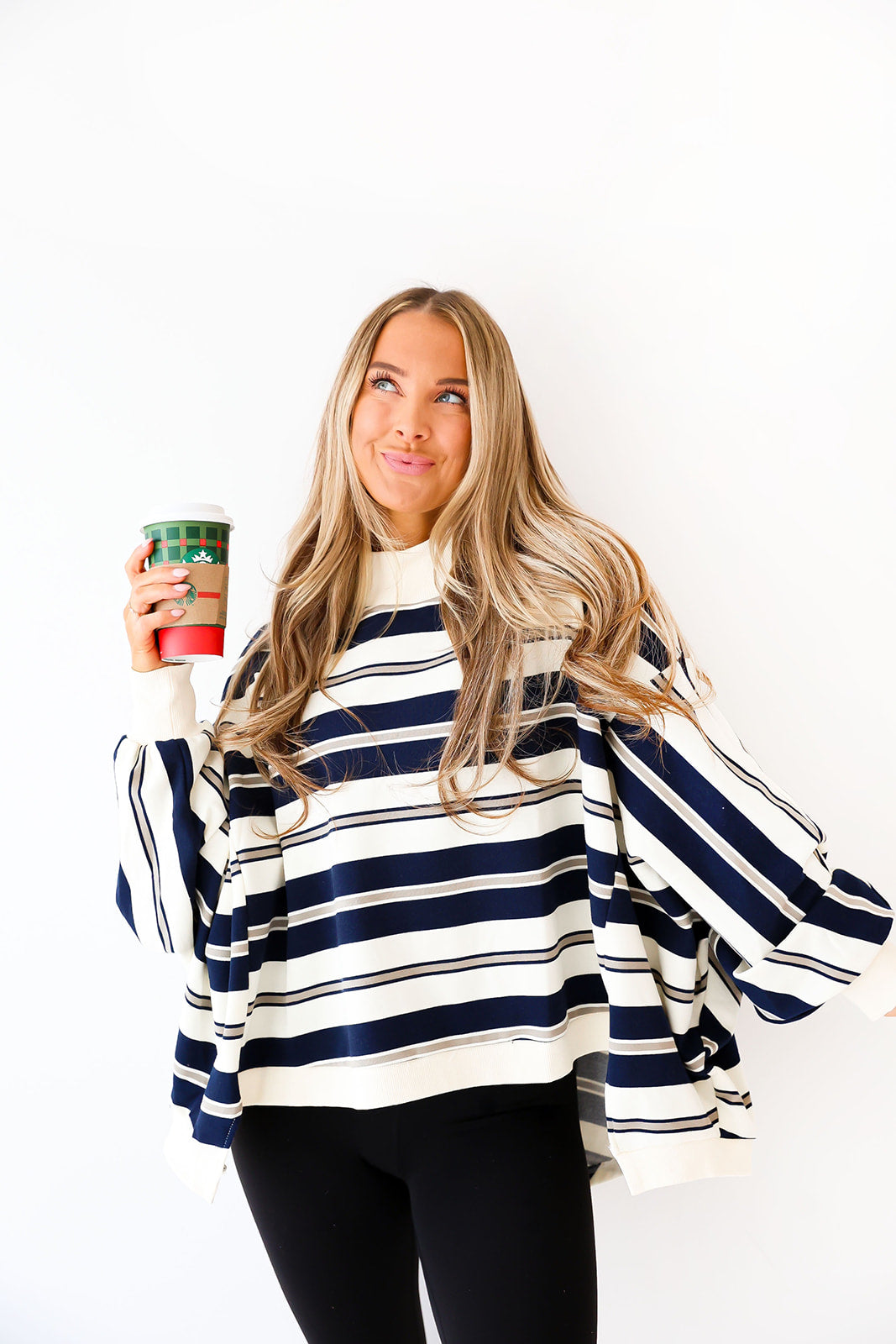 Snowbound Striped Pullover