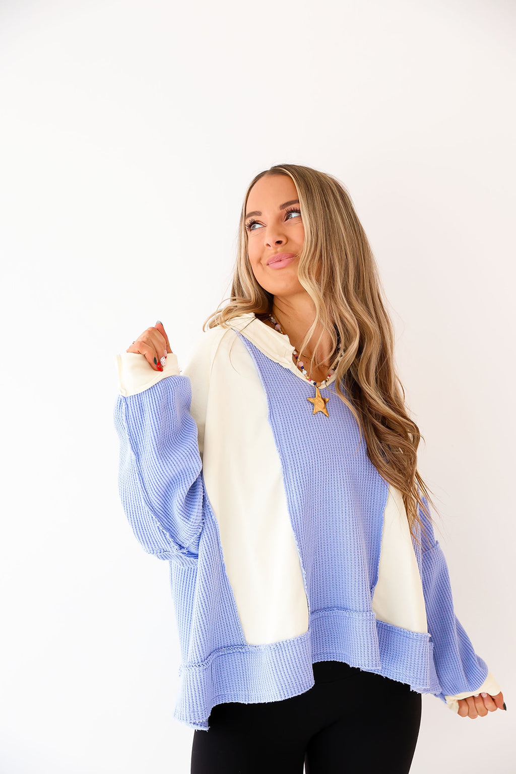 Soft Skies Henley Top