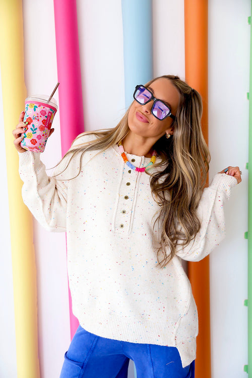 Sprinkled With Fun Henley *Restock*