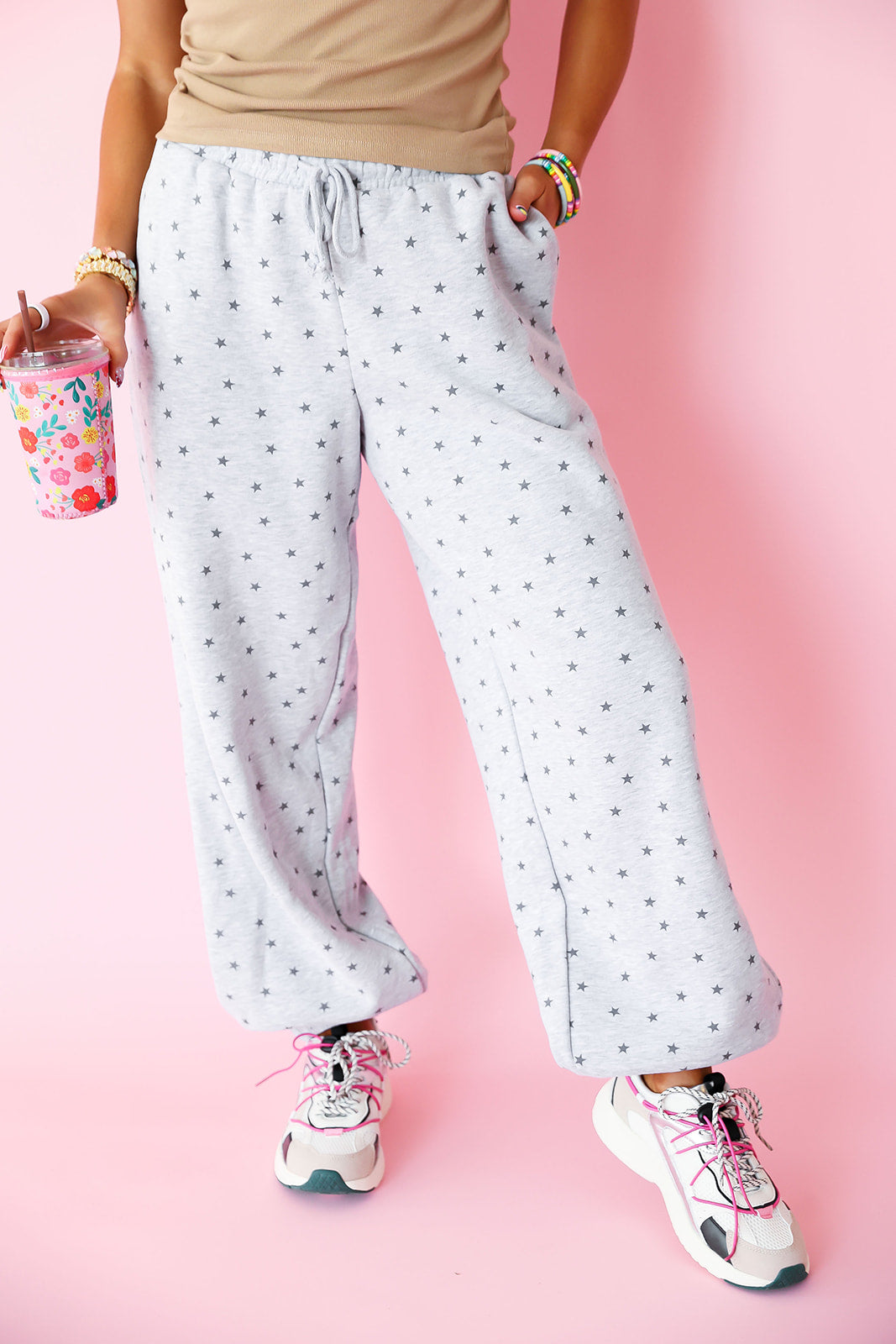 Star Of The Show Joggers – Heather Grey