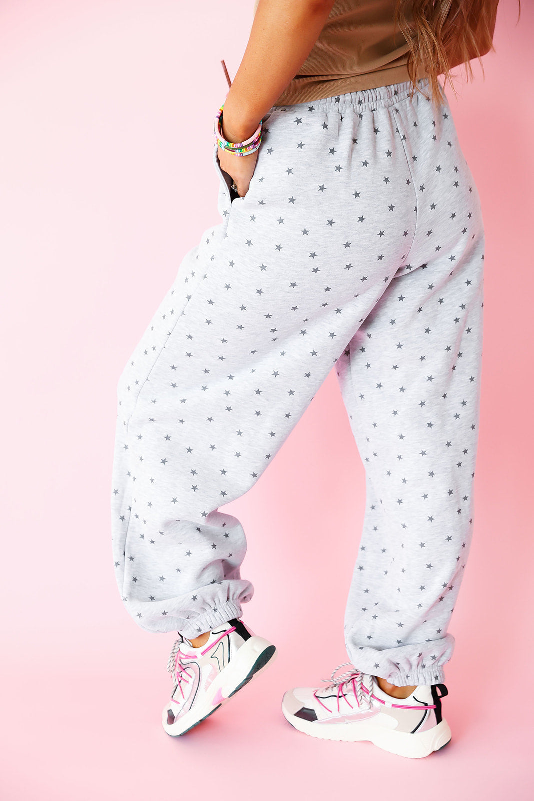 Star Of The Show Joggers – Heather Grey