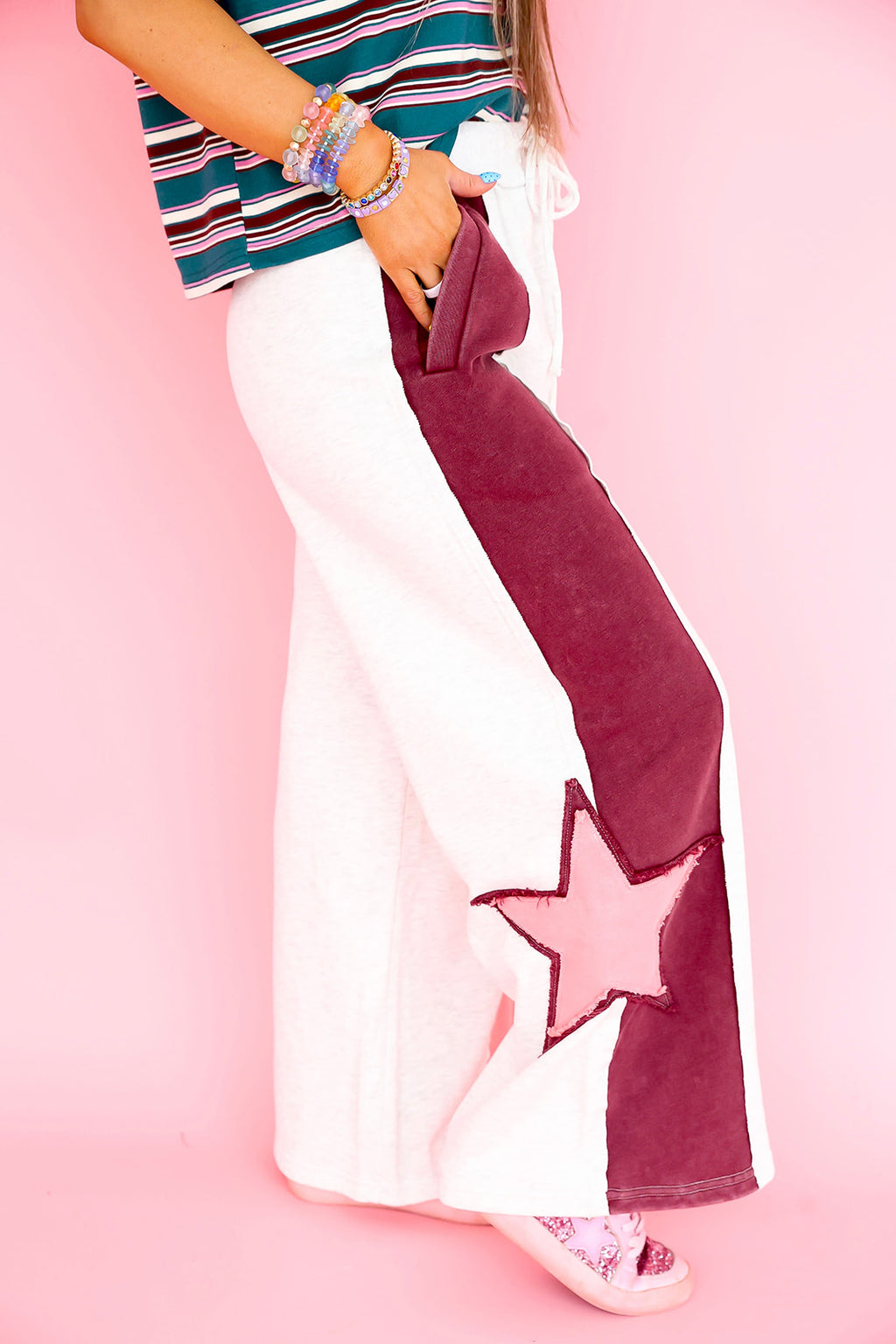 Star Student Colorblock Pants