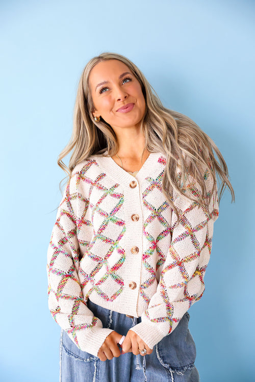 Stitched In Color Cardigan
