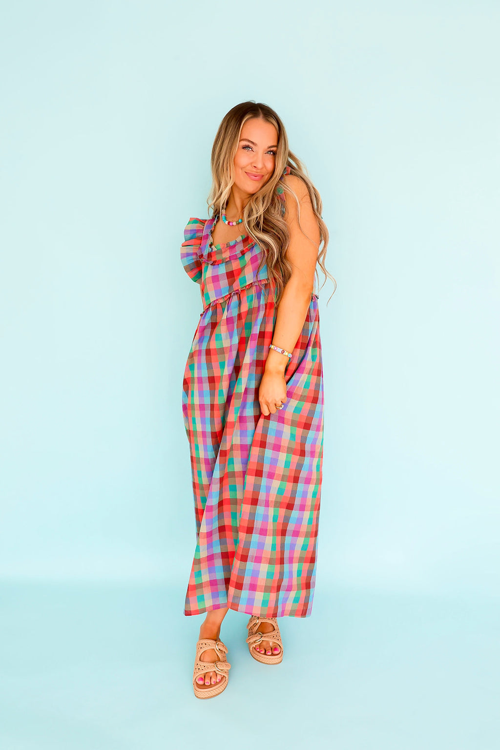 Summer Sprinkle Maxi Dress