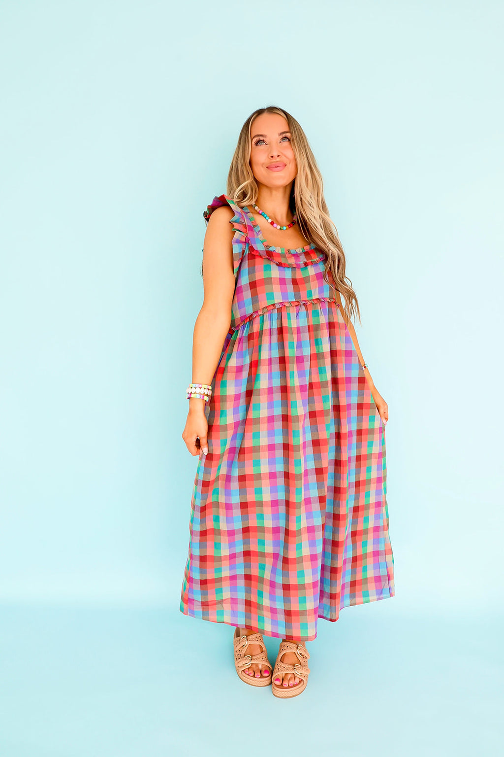 Summer Sprinkle Maxi Dress