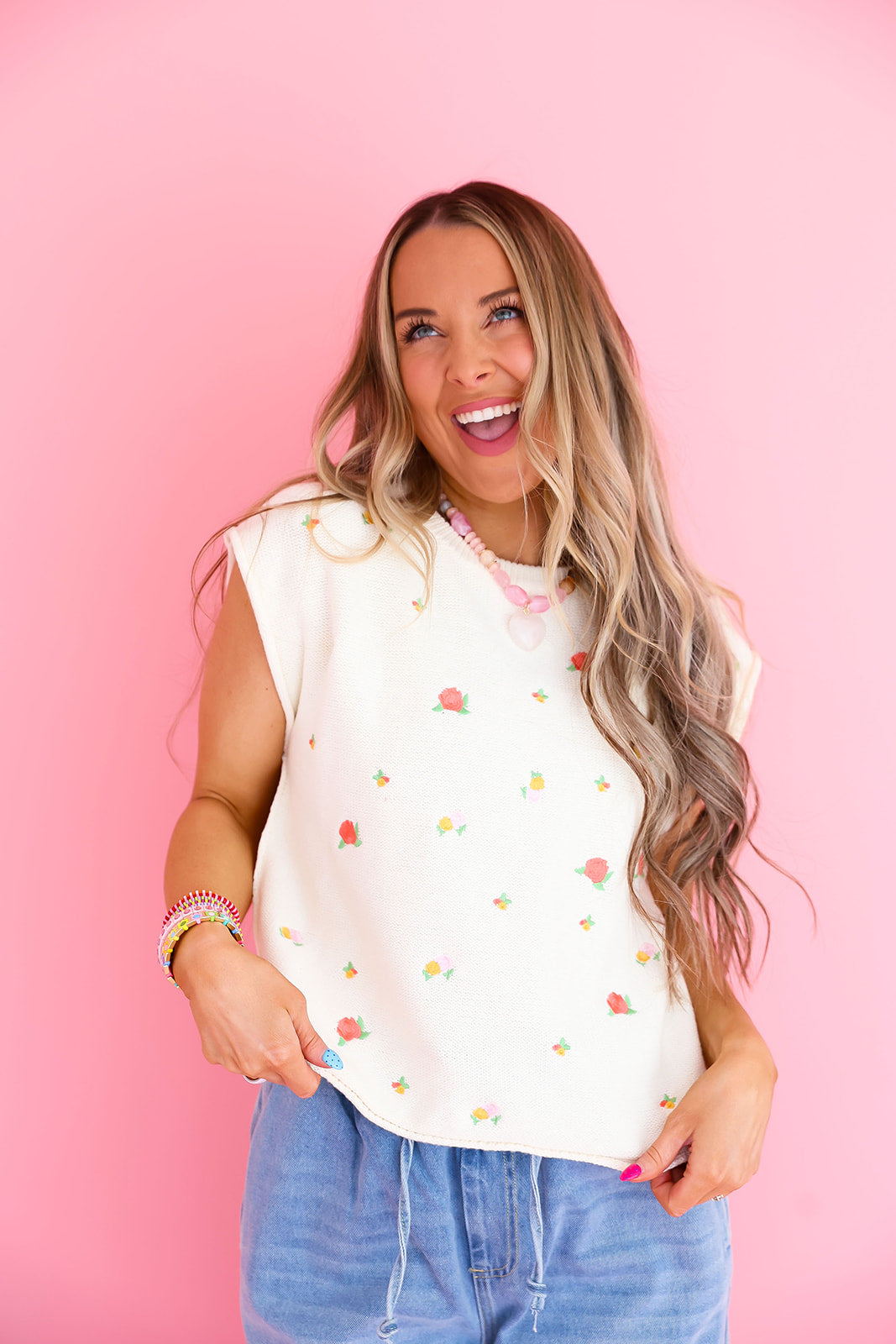 Sweet Bloom Sweater Top